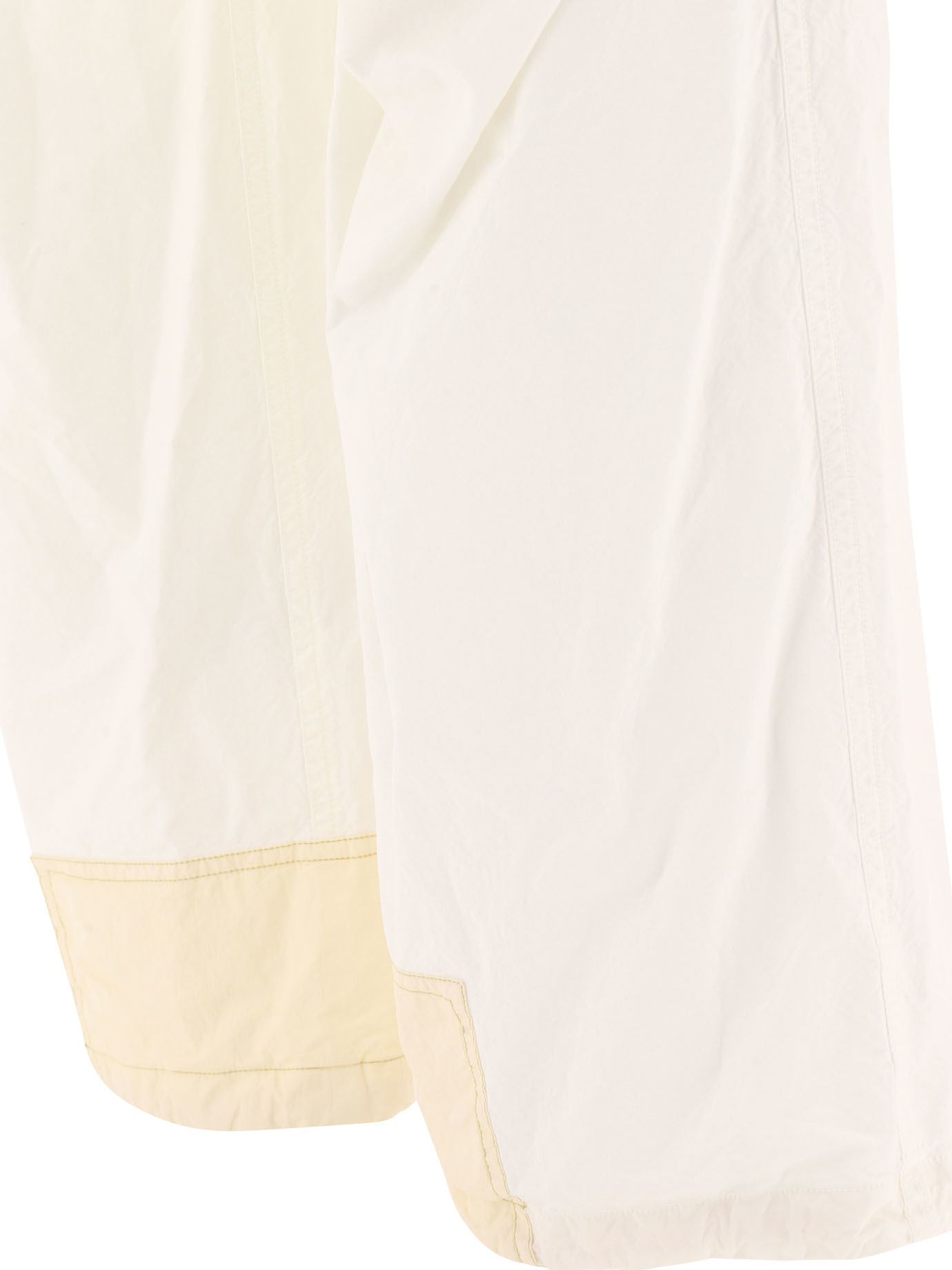 JIL SANDER White Parachute trousers